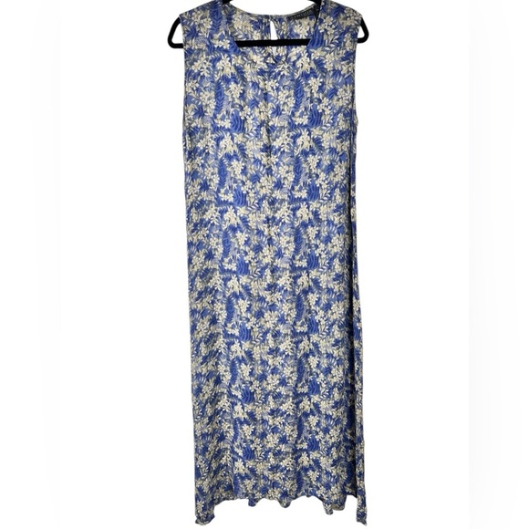 Lindor floral maxi sleeveless dress, Petite S, lined, flowy lightweight Western - Picture 1 of 9